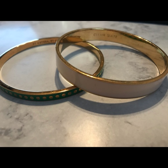 Two Kate Spade bangles Clean Slate & Et Cetera - Picture 3 of 4